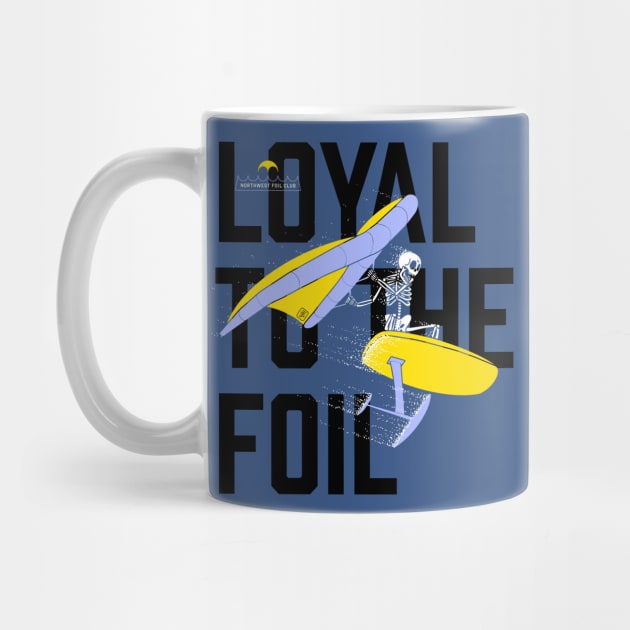 Northwest Foil Club: LOYAL / Purple & Gold (Background text) by Dethtruk5000